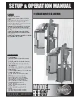 Preview for 1 page of General 10-850CF Setup & Operation Manual