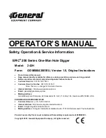 General 242H Operator'S Manual preview