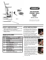 Preview for 1 page of General 854 Instructions