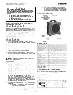 Предварительный просмотр 6 страницы General AIR-SCRUB-R AF500 Operator'S Manual