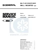 General AOH19FSCV2 Service Manual предпросмотр