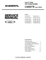 General AOHA12LACL Service Manual preview