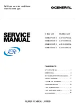 Preview for 1 page of General AOHG07KGCA Service Manual