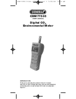 Preview for 1 page of General CDM77535 User Manual