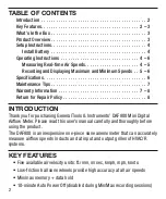 Preview for 2 page of General DAF800 User Manual