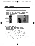 Предварительный просмотр 6 страницы General DCS200 User Manual