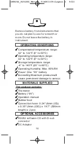 Preview for 16 page of General DM8252 User Manual