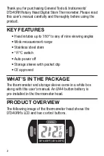 Preview for 2 page of General DT340RH User Manual