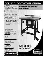 Preview for 1 page of General Excalibur 40-200C Setup & Operation Manual