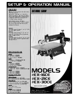 General Excalibur EX-16CE Setup & Operation Manual preview