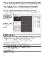 Preview for 10 page of General IRT855DL User Manual