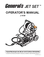 Предварительный просмотр 1 страницы General JET SET J-1450 Operator'S Manual