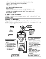 Preview for 3 page of General MMD8P User Manual