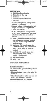 Preview for 2 page of General MSV350D User Manual