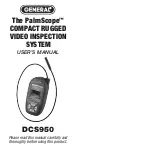 Предварительный просмотр 1 страницы General PalmScope DCS950 User Manual