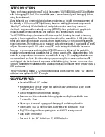 Preview for 3 page of General UV254SD User Manual