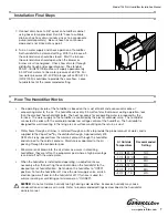 Preview for 7 page of GeneralAire 1042LH Installation & Owner'S Manual