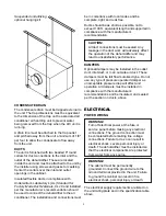 Предварительный просмотр 4 страницы GeneralAire WHOLE HOUSE DEHUMIDIFIER Installation, Operating And Maintenance Manual