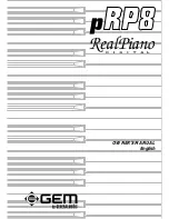 Предварительный просмотр 1 страницы Generalmusic GEM pRP8 Owner'S Manual