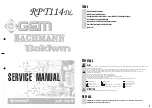 Preview for 1 page of Generalmusic RPT114DL Service Manual