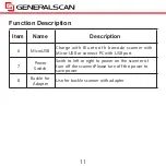 Preview for 11 page of Generalscan GS D100BT-Plus Quick Start Manual