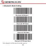 Preview for 35 page of Generalscan GS D100BT-Plus Quick Start Manual