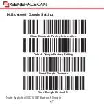 Preview for 47 page of Generalscan GS D100BT-Plus Quick Start Manual