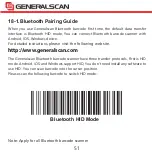 Preview for 51 page of Generalscan GS D100BT-Plus Quick Start Manual