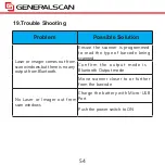 Preview for 54 page of Generalscan GS D100BT-Plus Quick Start Manual