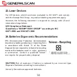 Preview for 58 page of Generalscan GS D100BT-Plus Quick Start Manual