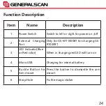 Предварительный просмотр 24 страницы Generalscan GS-M100BT Quick Start Manual