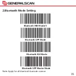 Предварительный просмотр 35 страницы Generalscan GS-M100BT Quick Start Manual