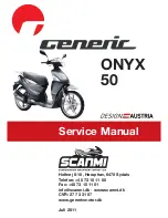 Generic Onyx 50 Service Manual предпросмотр