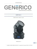 Generico MW363 User Manual preview