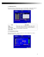 Preview for 25 page of Genesis CCTV DVR-HSD6000 series User Manual