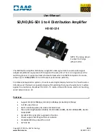 Preview for 2 page of Genesis CCTV HD-SD-124 User Manual