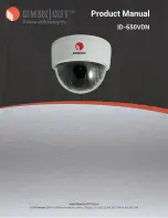Genesis CCTV ID-650VDN Product Manual preview