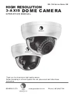 Preview for 2 page of Genesis CCTV IDC-700VDN Operation Manual