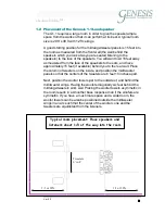 Предварительный просмотр 8 страницы Genesis 1.1 Setup And Owners Manual