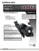 Предварительный просмотр 22 страницы Genesis 11c EFORCE 2.0 User Manual