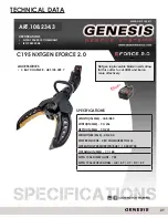 Предварительный просмотр 27 страницы Genesis 11c EFORCE 2.0 User Manual