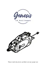 Preview for 1 page of Genesis 2.6 hocl fogger Instructions Manual