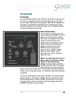 Preview for 4 page of Genesis 450XS Owners Manual And Set-Up Manual