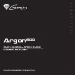 Genesis Argon 600 Quick Installation Manual preview