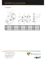 Preview for 3 page of Genesis B334504 Instruction Booklet