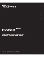 Genesis Cobalt 300 Quick Installation Manual preview