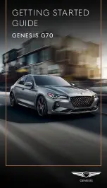 Preview for 1 page of Genesis G70 2021 Getting Started Manual