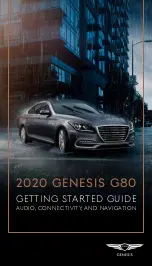 Preview for 1 page of Genesis G80 2020 Getting Started Manual