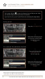 Preview for 20 page of Genesis G80 2020 Getting Started Manual