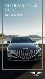 Genesis G90 2021 Getting Started Manual preview